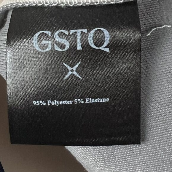 GSTQ Knit Track Jacket Mens XL Blue Gray Colorblock Full Zip Athletic Portugal - Picture 14 of 15